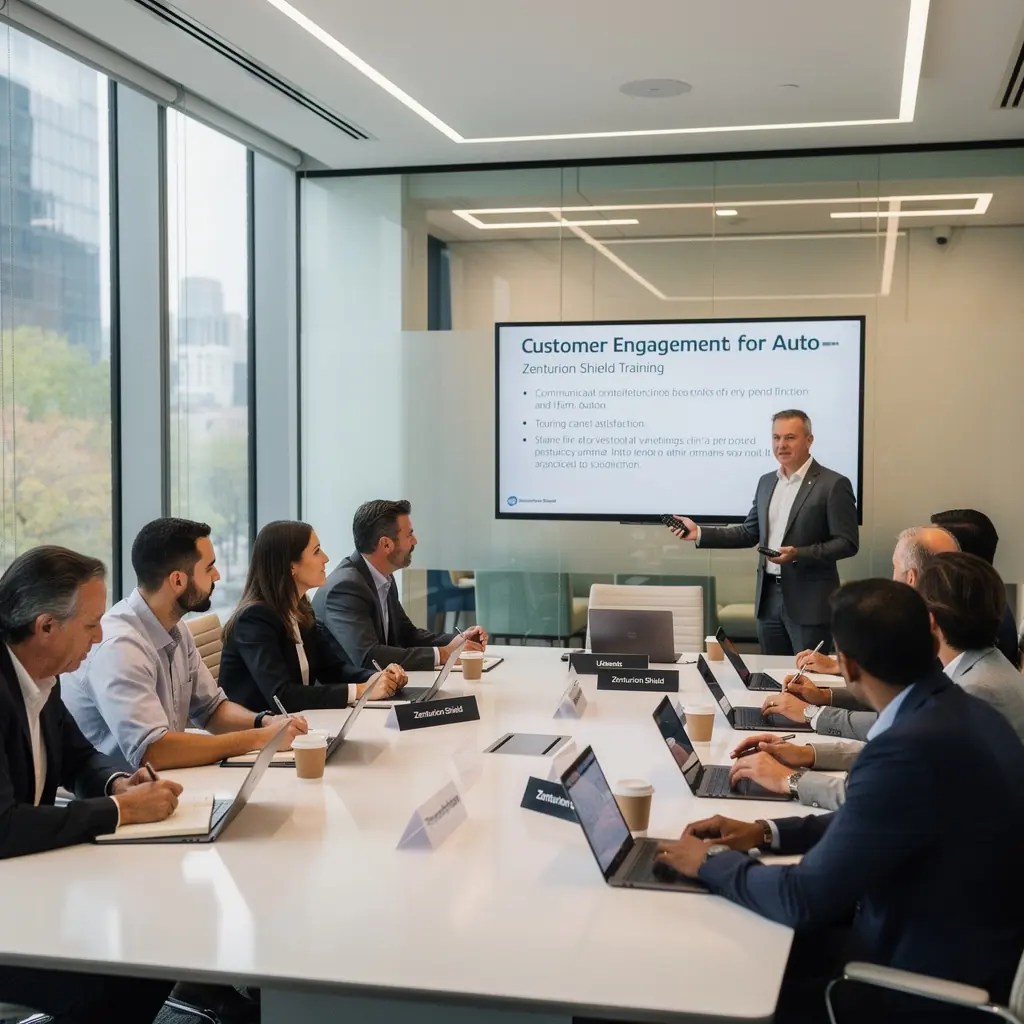 Wizualizacja samochodu z ubezpieczeniem obejmującym holowanie i wsparcie na drodze.