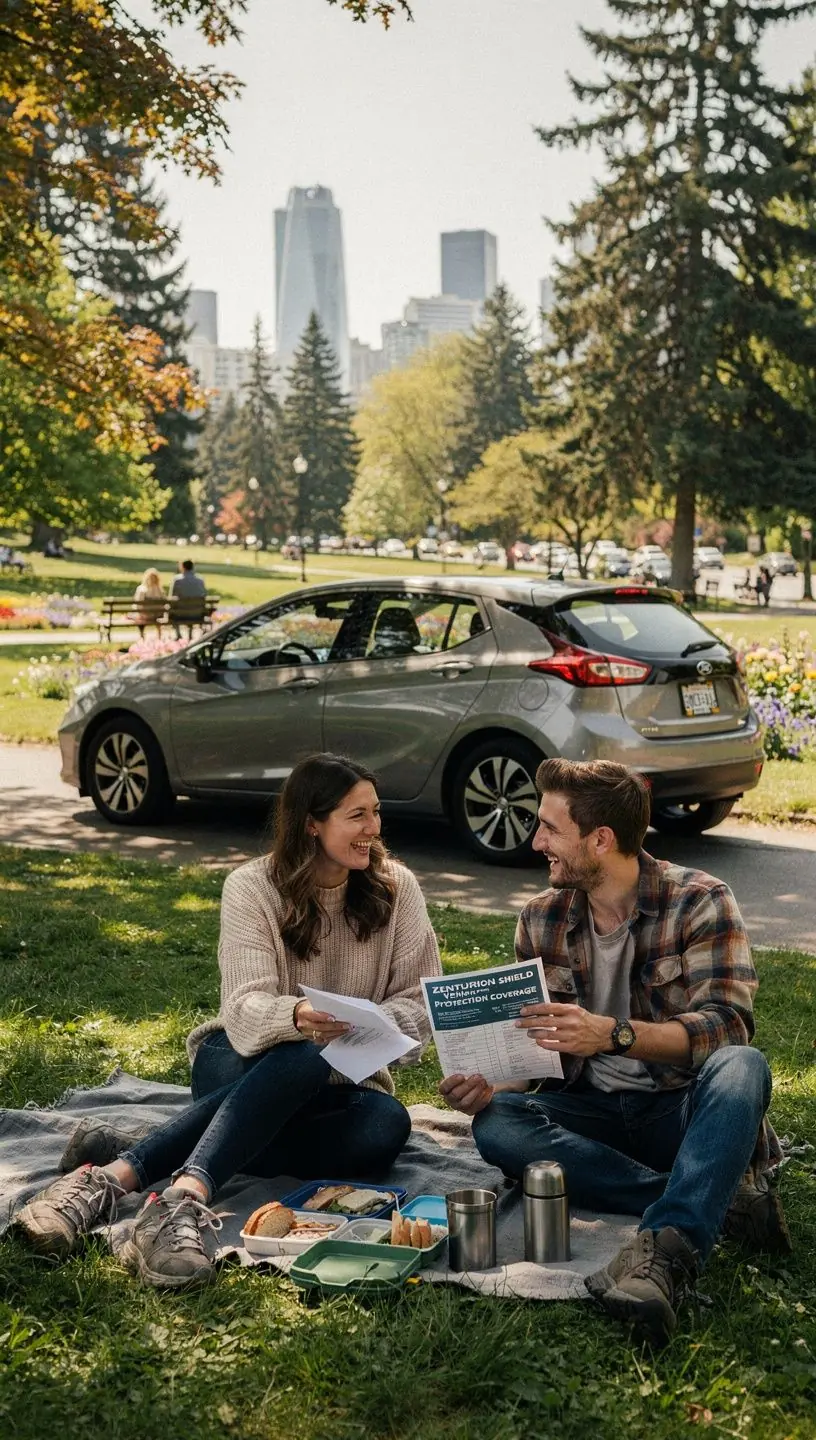 Kierowca korzystający z pomocy drogowej w kryzysowej sytuacji.